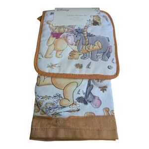 Disney Pooh and Friends Kitchen Towel Set Of 3 Brown White